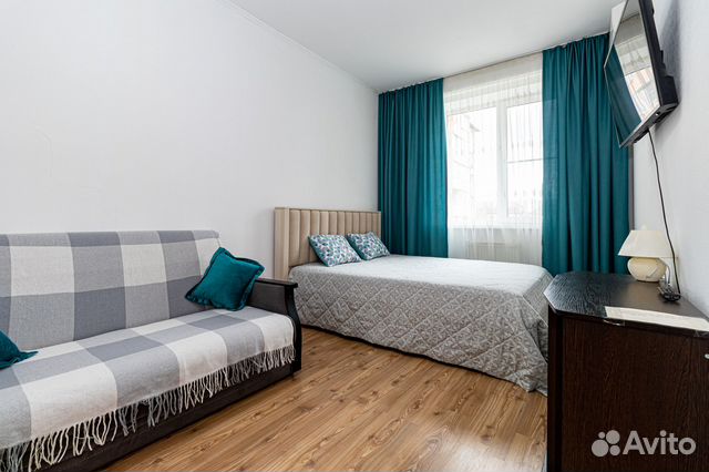 

1-к. квартира, 40 м², 2 кровати