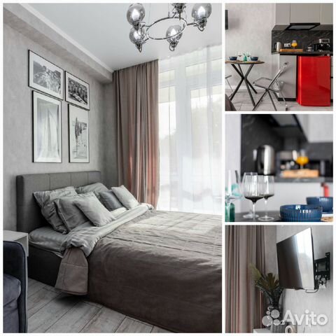 

Квартира-студия, 23 м², 2 кровати
