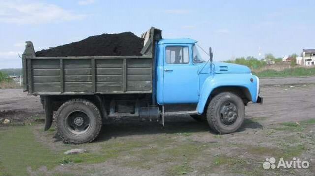 Песок, Щебень, Земля. Вывоз мусора. ЗИЛ - самосвал