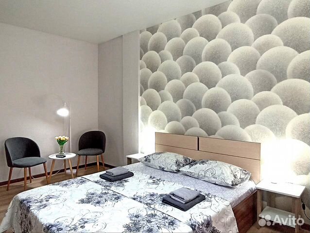 

1-к. квартира, 55 м², 3 кровати