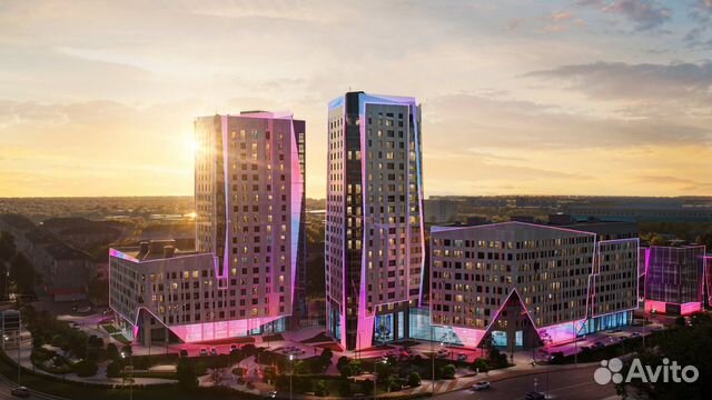 

1-к. квартира, 38,6 м², 2 кровати