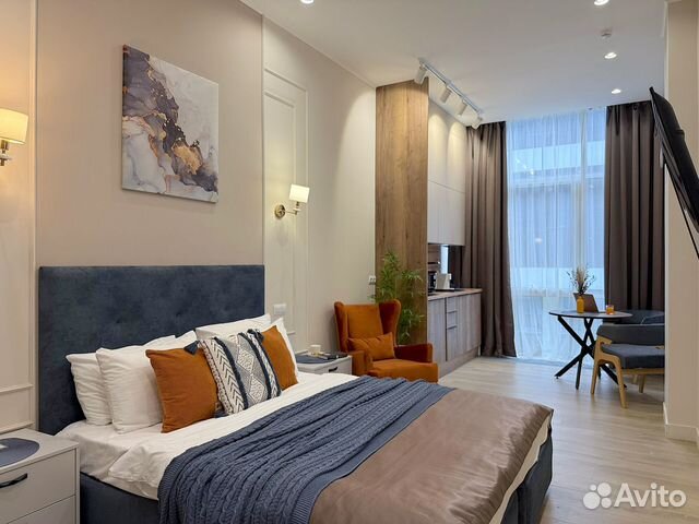 

Квартира-студия, 27 м², 1 кровать