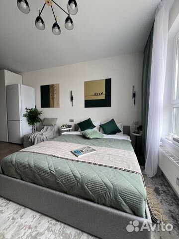 

Квартира-студия, 30 м², 2 кровати