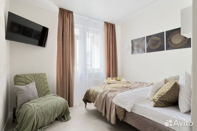 

Квартира-студия, 23,6 м², 2 кровати