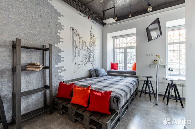 

Квартира-студия, 16 м², 2 кровати