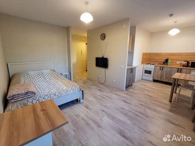 

Квартира-студия, 32 м², 2 кровати