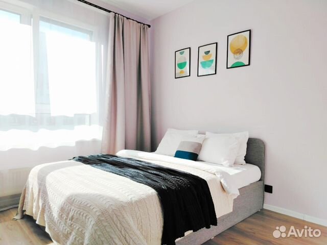 

1-к. квартира, 40 м², 2 кровати