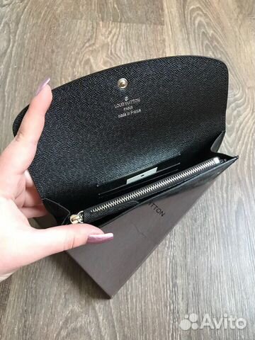 Кошелёк Louis Vuitton Emilie серая шашка Кошелёк Louis Vuitton Emilie серая шашка