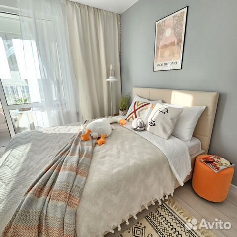 

Квартира-студия, 28 м², 2 кровати