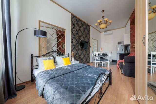

Квартира-студия, 29 м², 2 кровати