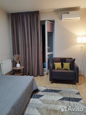

Квартира-студия, 27 м², 2 кровати