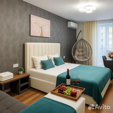 

1-к. квартира, 42 м², 1 кровать