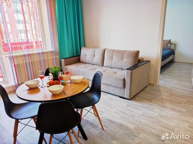 

2-к. квартира, 45 м², 2 кровати