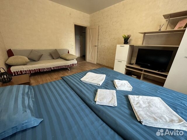 

1-к. квартира, 38 м², 2 кровати