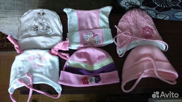 Шапочки для малышки