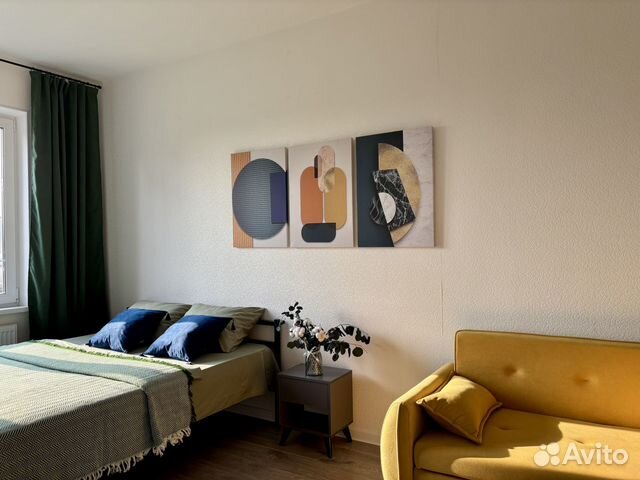 

1-к. квартира, 36 м², 2 кровати