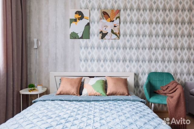 

1-к. квартира, 44 м², 1 кровать