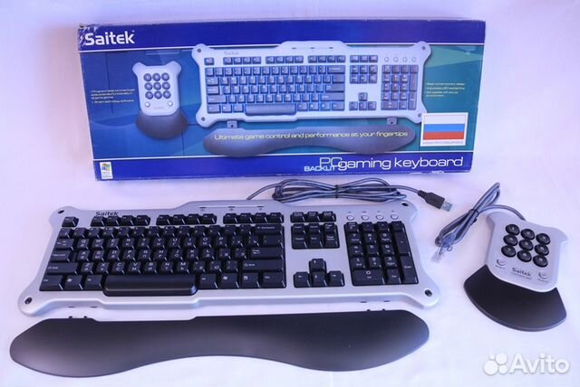 Клавиатура игровая Saitek (PZ08AR). Новая. Для пк