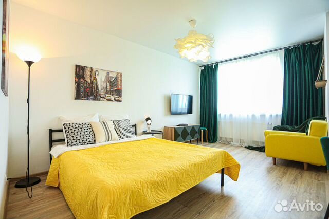 

Квартира-студия, 29 м², 2 кровати