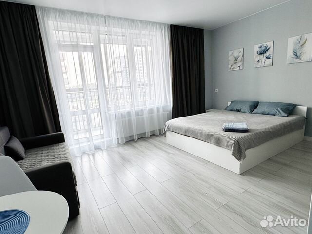 

Квартира-студия, 27 м², 2 кровати