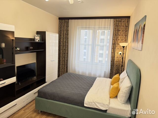 

1-к. квартира, 38 м², 2 кровати