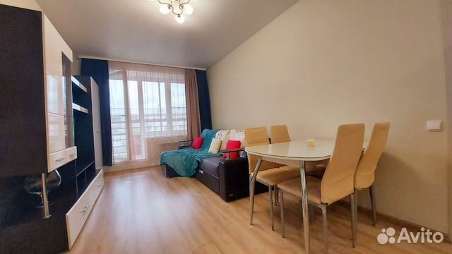 

1-к. квартира, 52 м², 2 кровати
