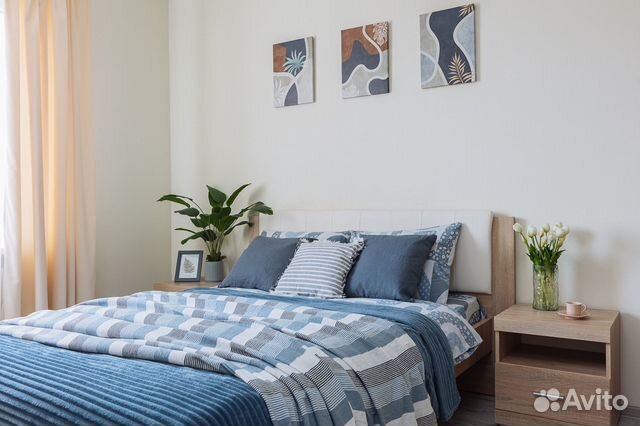 

1-к. квартира, 42 м², 2 кровати