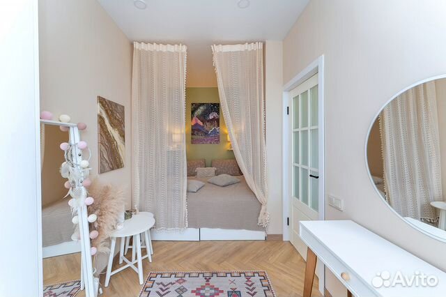 

1-к. квартира, 40 м², 2 кровати