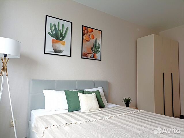 

1-к. квартира, 45 м², 2 кровати
