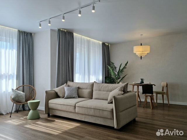 

1-к. квартира, 53 м², 2 кровати