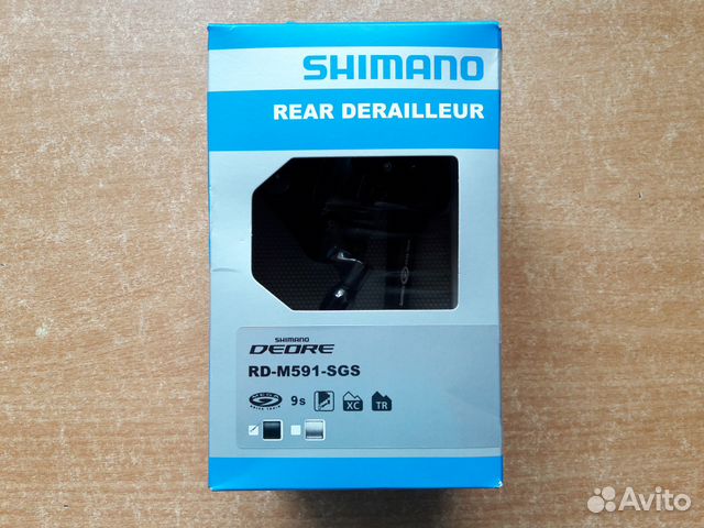 Новый задний переключатель Shimano Deore (9ск.)