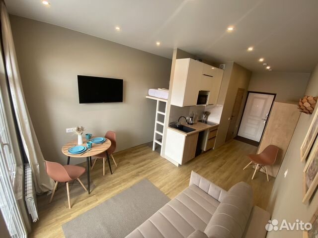 

Квартира-студия, 21,8 м², 3 кровати