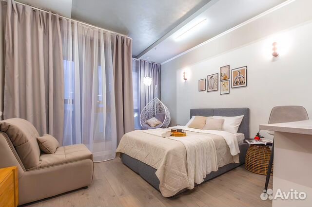 

Квартира-студия, 32 м², 2 кровати