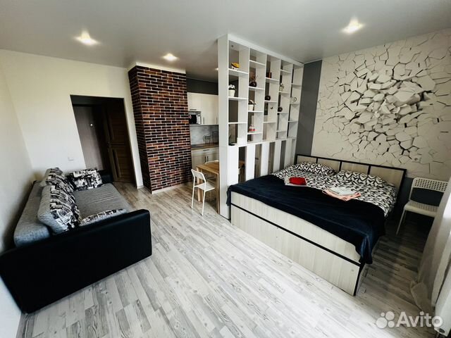 

Квартира-студия, 30 м², 2 кровати