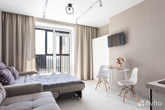 

Квартира-студия, 32 м², 1 кровать