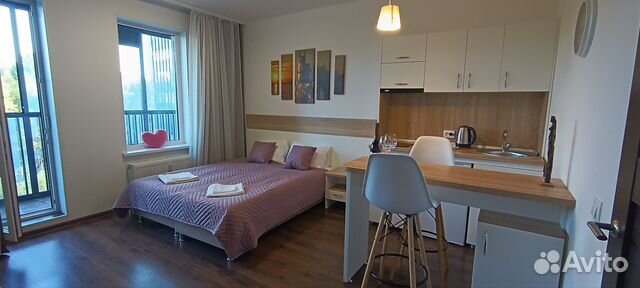 

Квартира-студия, 24 м², 2 кровати