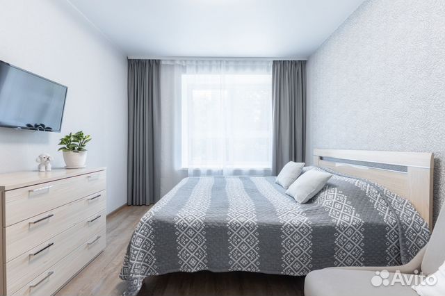 

1-к. квартира, 34 м², 2 кровати