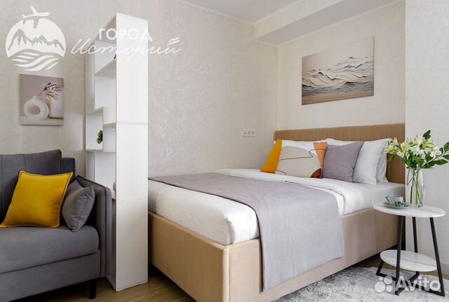 

Квартира-студия, 30 м², 2 кровати