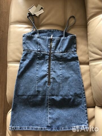 Новое Платье джинсовое TopShop, размер XS