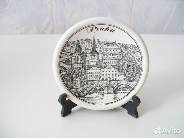 Сувенирное блюдце, Прага Сувенирное блюдце, Прага