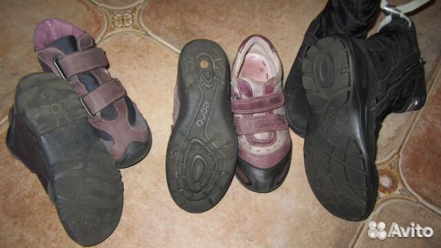 Сапоги Ecco GoreTex р.31, кроссовки р.30 и др