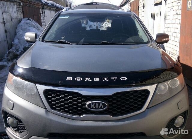 Дефлектор капота Kia Sorento 3 c 2009 г.в Дефлектор капота Kia Sorento 3 c 2009 г.в