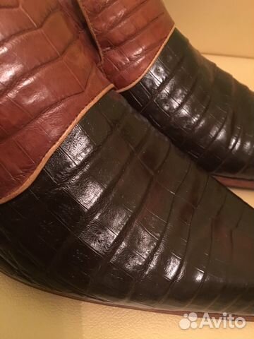 Туфли Castangia из кожи крокодила