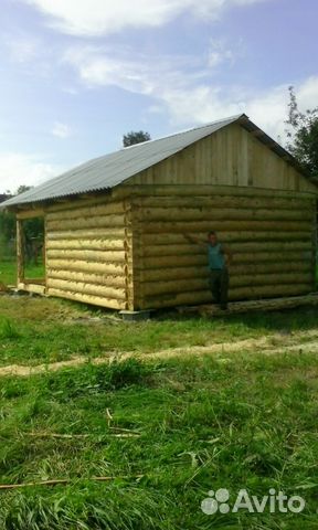 Сруб бани 6х4м. с выпуском под веранду 2м Сруб бани 6х4м. с выпуском под веранду 2м