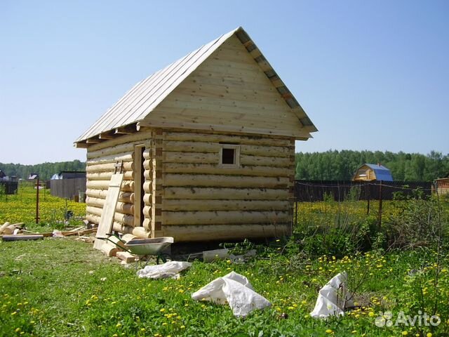 Сруб баньки 4х5 из зимнего леса с установкой Сруб баньки 4х5 из зимнего леса с установкой