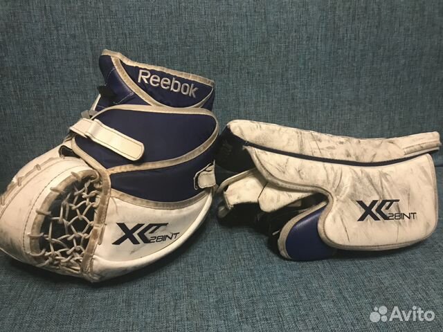 Вратарские блин+ловушка Reebok, XLT28int