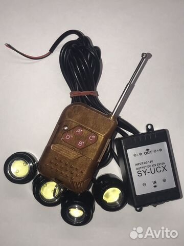 Блок контроля LED, с режимами Стробоскопов, дхо и