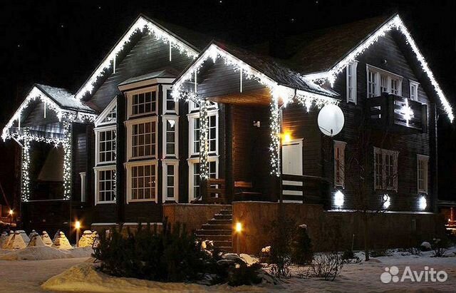 Уличная бахрома, самый высокий класс защиты 6 м