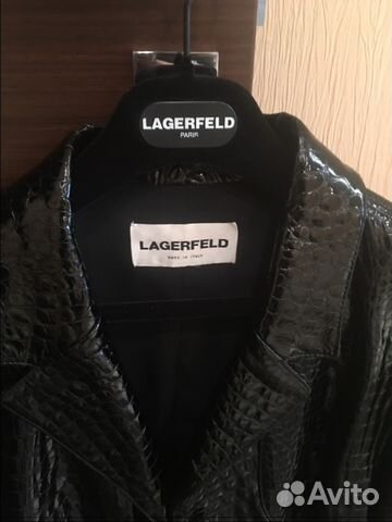 Кожаная Куртка Karl Lagerfeld Италия