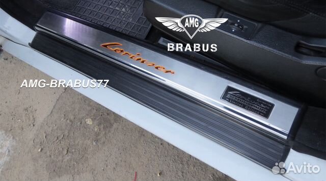 Пороги с подсветкой Lorinser S class W140